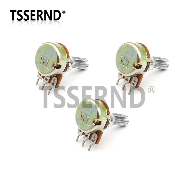 5pcs WH148 3PIN 20 มม.Potentiometer B1K-B1M ohm B1K B2K B5K B10K B20K B50K B100K B500K B1M 1K 2K 5K 10K 50K 100K 500K 1M