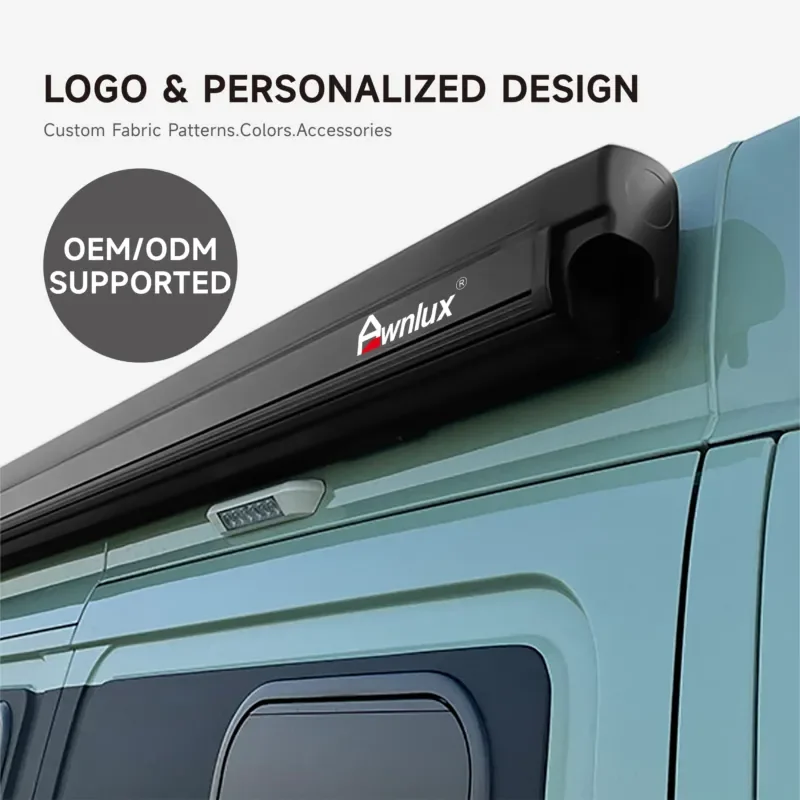 Used for Wareda W5500 Electric Polyester Fabric Full Roller Shutter Vehicle Awning for Campers Caravans RVs