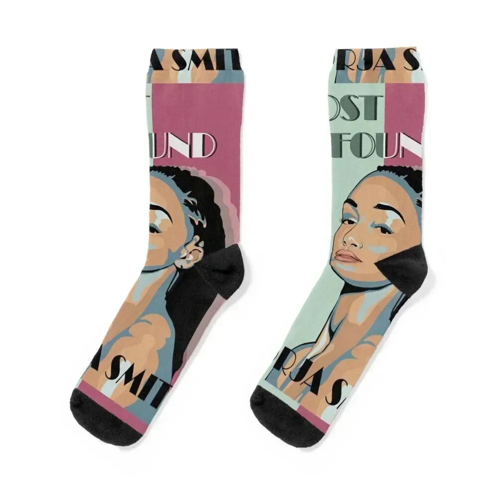 Jorja Smith - Lost & Found Socks floral Hiking boots Novelties winter thermal Women Socks Men's