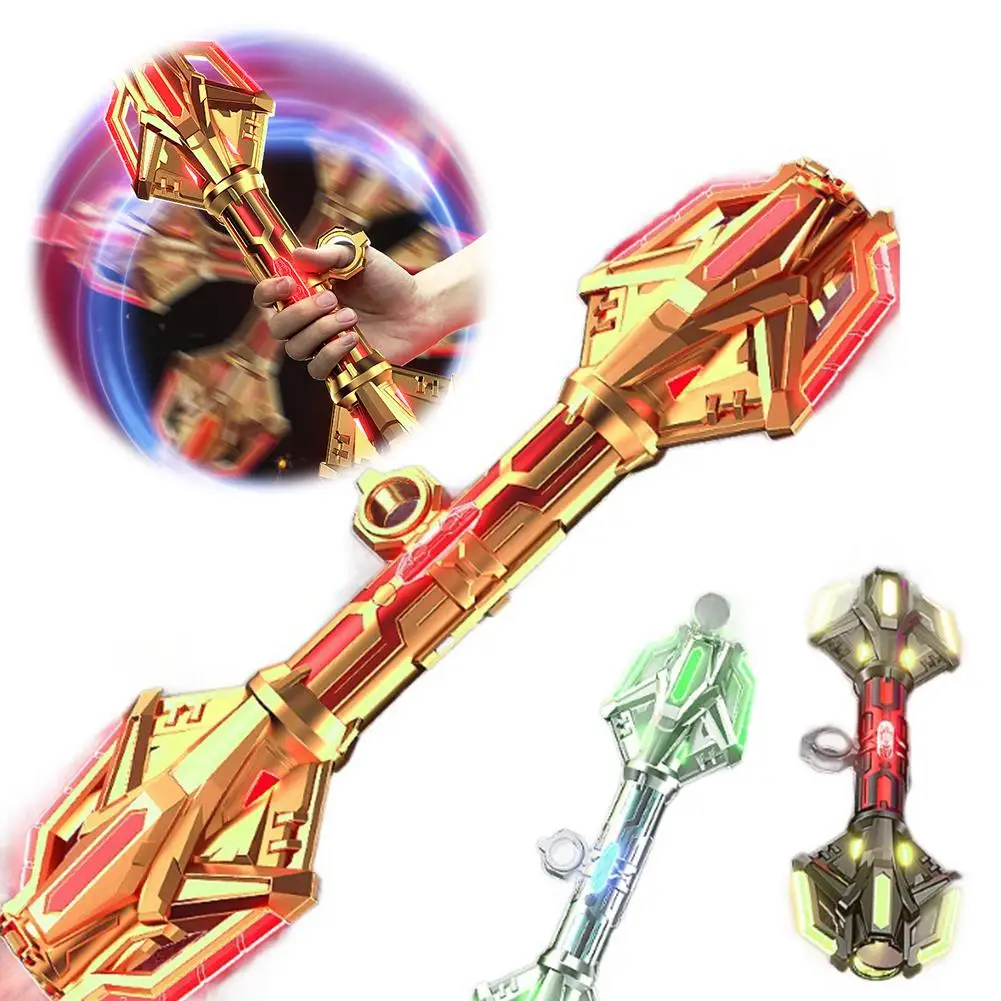 Sable de luz de expansión bidireccional multicolor para niños, Cable de carga tipo C, espadas de luz expandibles, juguete brillante