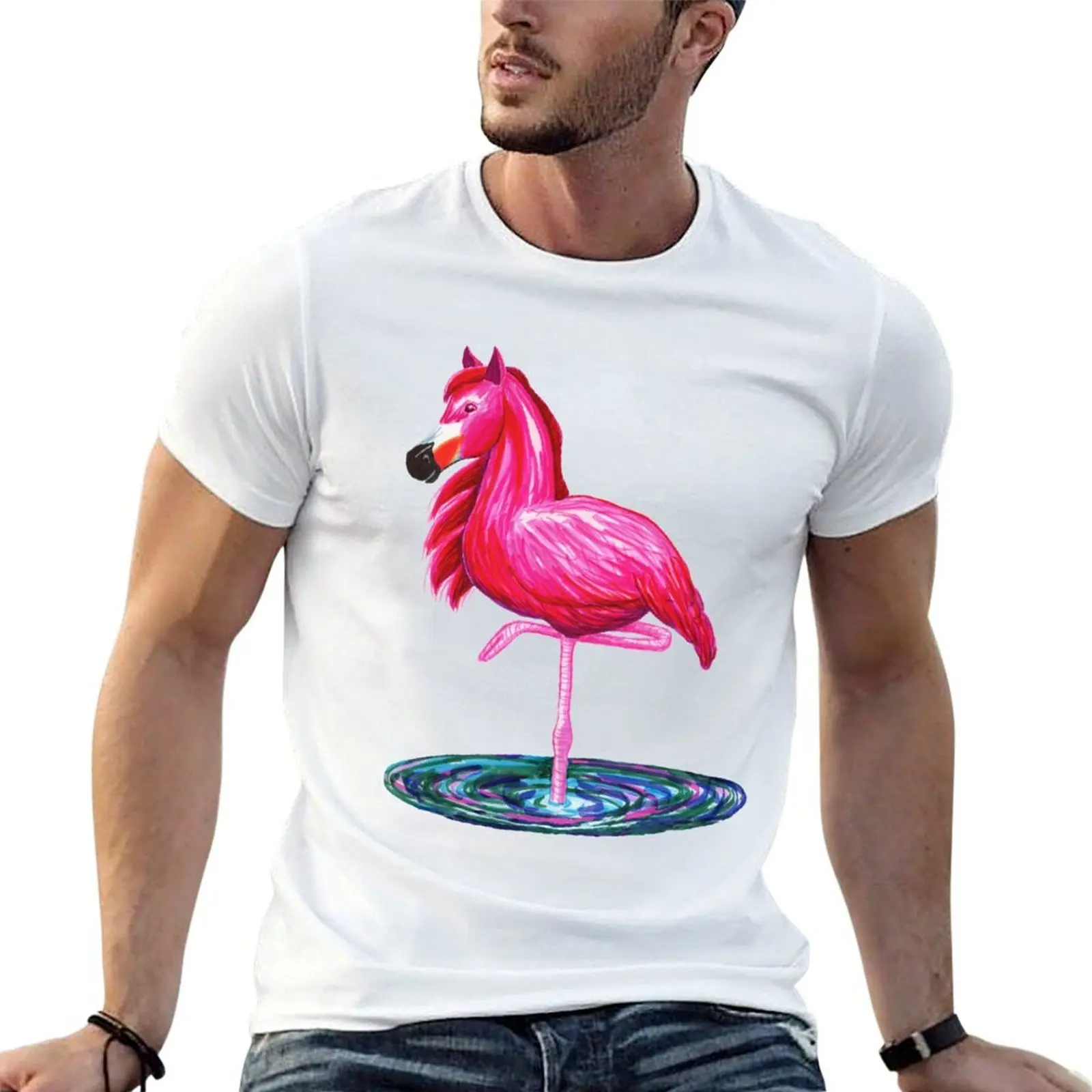 Flamorse T-Shirt baggy shirts luxury t-shirt mens funny t shirts