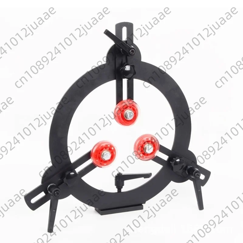 Three-Wheel Anti-Shock Woodturning Tool Woodworking Lathe Center Frame round Workpiece Support Stable Base for Crafting