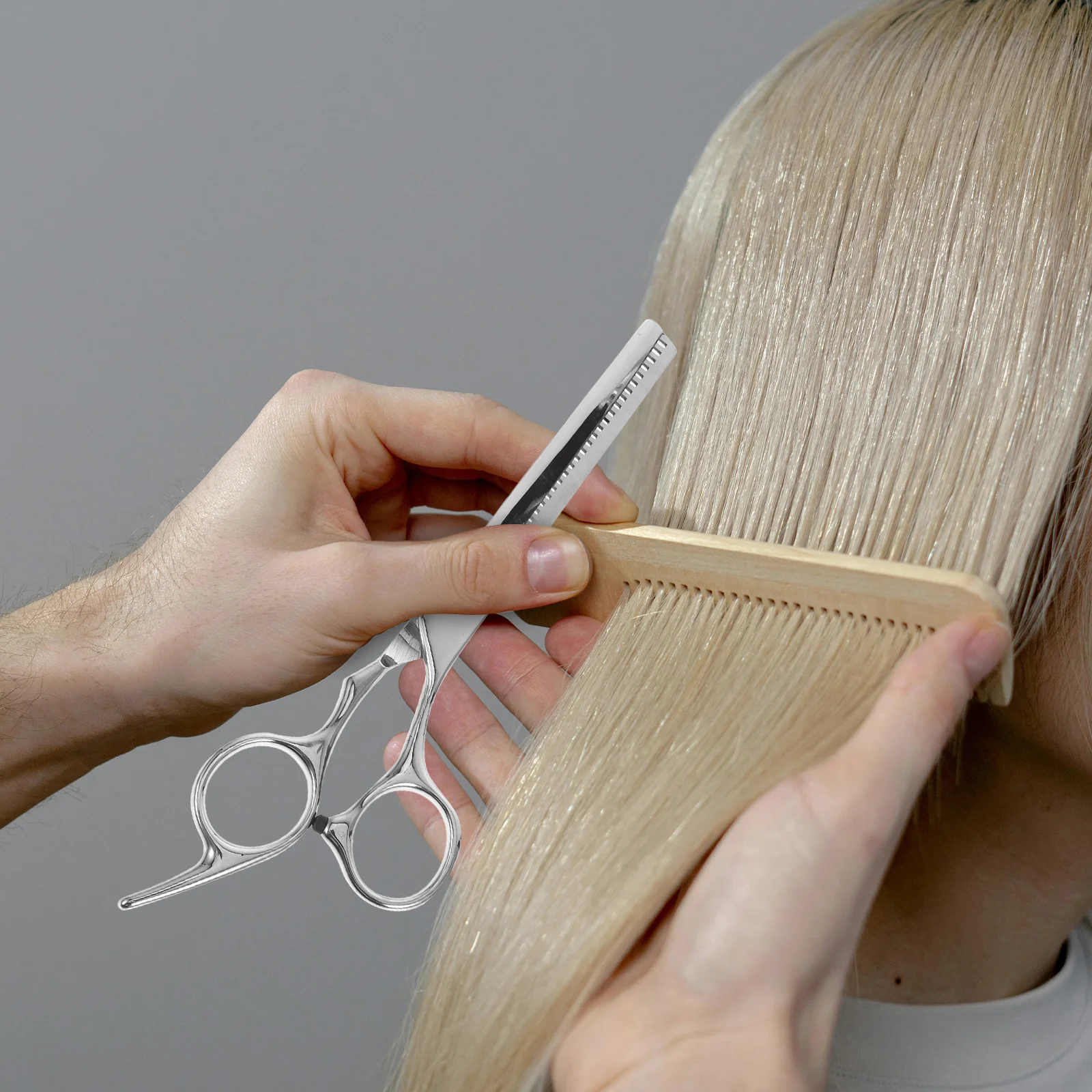 

Professional Hair Cutting Shears 10% V Tooth Thinning Scissors For Salon Barber Home Use Hairdressing Tools