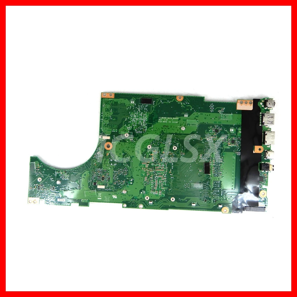 Imagem -03 - Placa-mãe para Asus X510unr X510un X510ua X510uao X510uf X510uar S510un S5100u X510uno F510u Vm510ua Mainboard