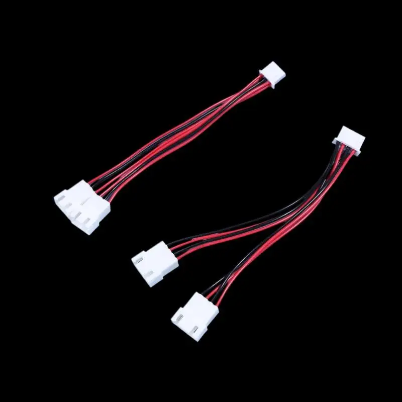 Y-Splitter Cable XH2.54MM, Male to Two Female Connector, 2/3/4/5/6 Pin 26AWG Power Adapter Cord