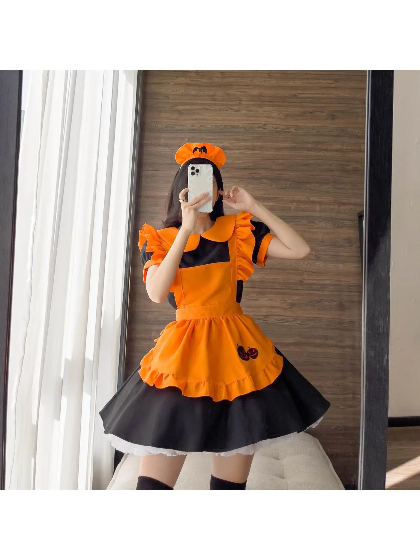 أزياء الهالوين للبالغين، أزياء خادمة اليقطين المطرزة، أزياء الخفافيش السحرية النسائية التقليدية للمسرح الصيني