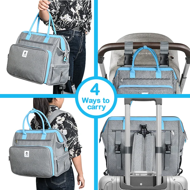 Baby Diaper Bag Nappy Stroller Bags For Baby Maternity Bag Backpacks Crib Newborn Mommy Bag Changing Table Baby Bags For Mom