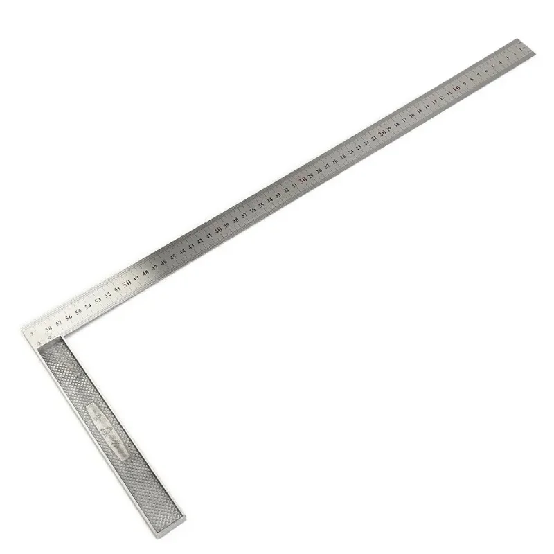 Aluminum Alloy Square Right Ruler Angle 90 Turning Ruler Woodworking Measuring Tool Gauge Angle Square Ruler 300-500mm