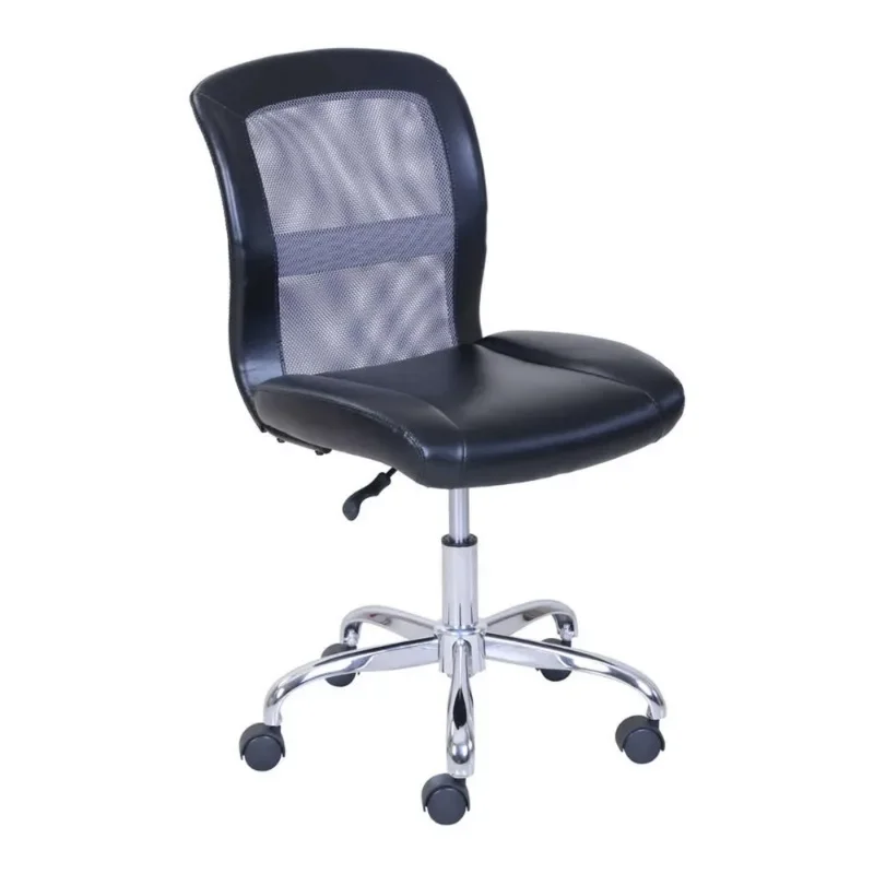 

Tool Mid-Back, Vinyl Mesh Task Office Chair, Black and Gray