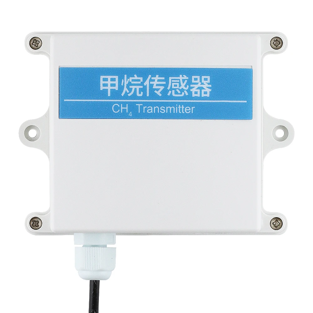Methane Sensor with Digital Display 0-100LEL CH4 Concentration Detector Transmitter Output RS485 0-5V 0-10V 4-20mA Gas Sensor