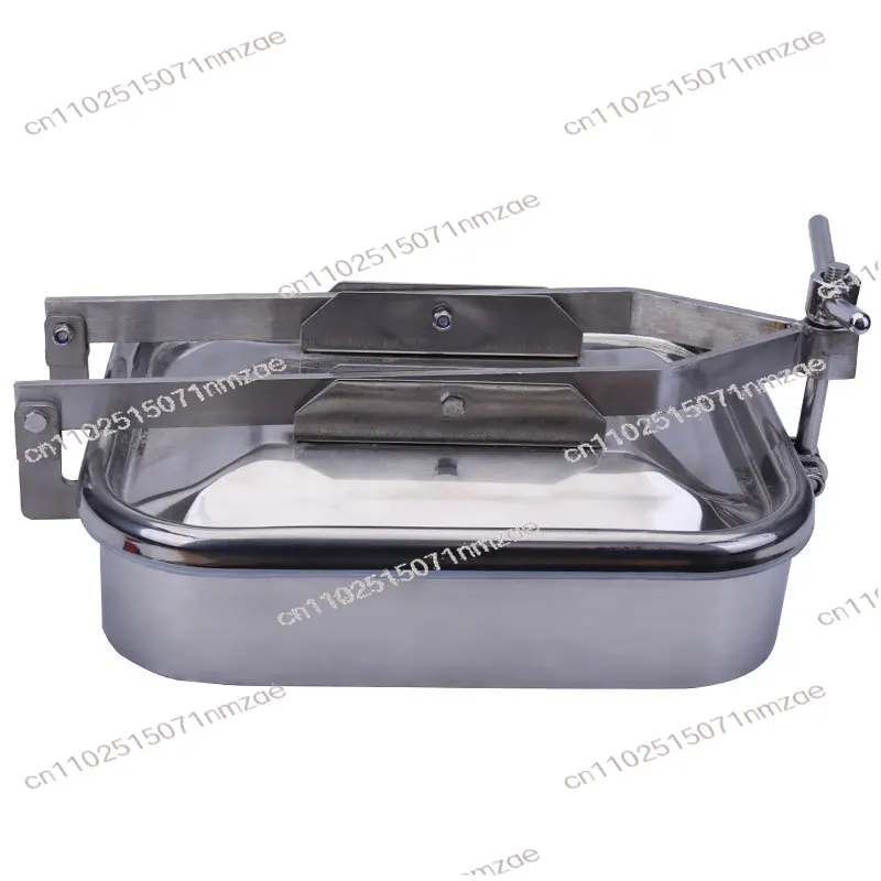 304/316 Stainless Steel Quick-opening Square Reactor Pressure Tank Accessories Pressure Manhole