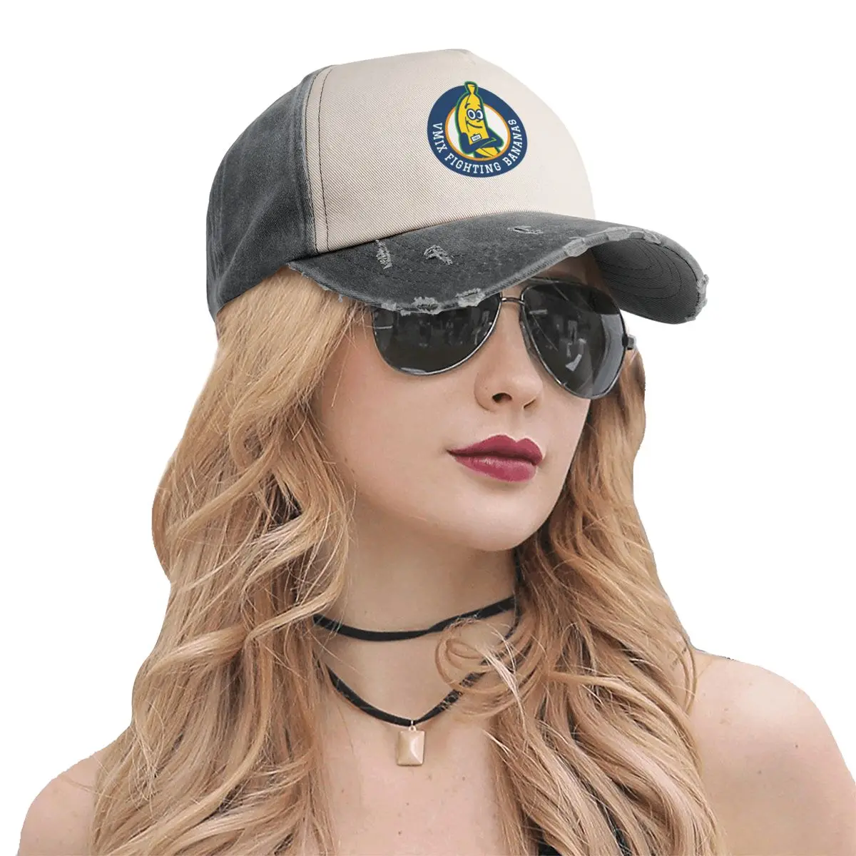 vMix University Fighting Bananas Varsity Design Baseball Cap Hut Strand Hut Baseball Cap Strand Männer Caps Frauen