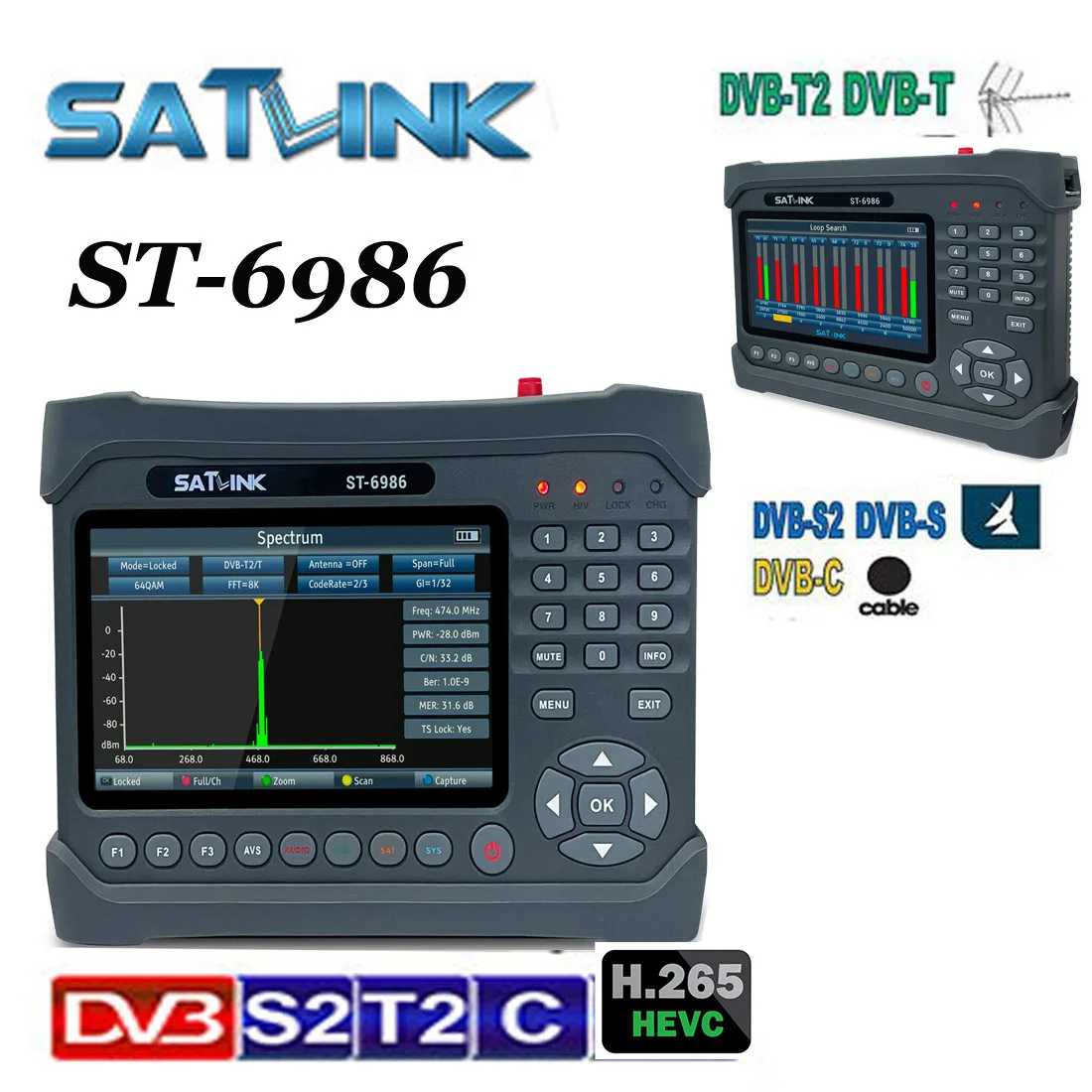 รีวิวและแนะนำอุปกรณ์ Satlink ST-6986 PRO สำหรับผู้ใช้งานทีวีดาวเทียม