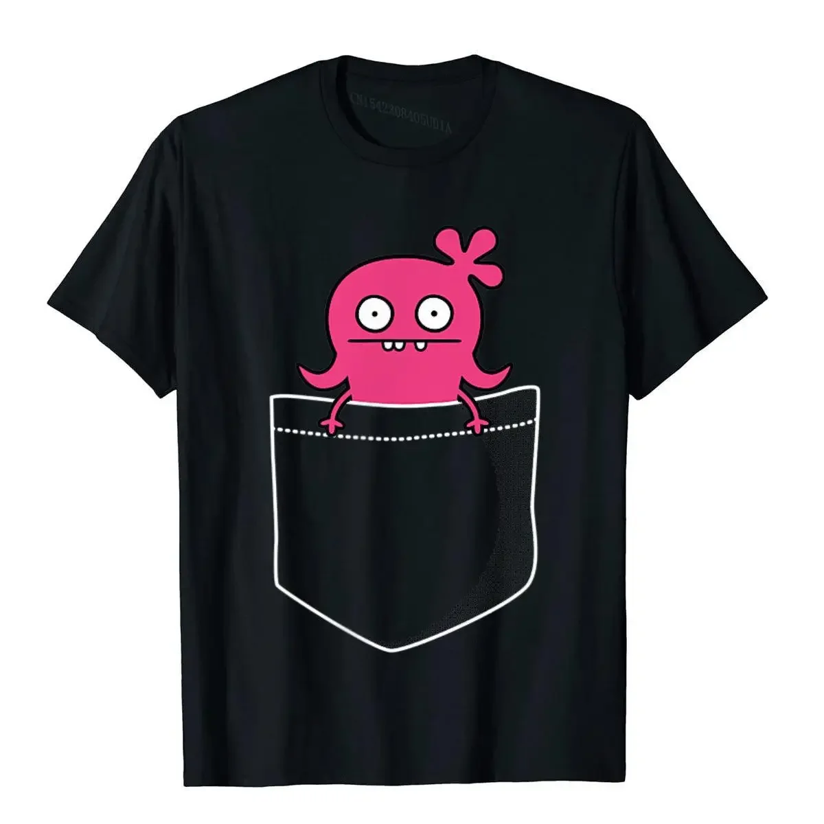 Pocket Moxy T-Shirt Ugly Dolls Cute Funny Tee Shirt Family T Shirt New Coming Cotton Men Tops & Tees Personalized