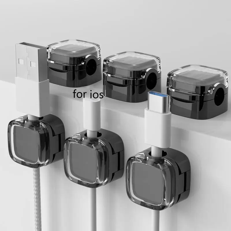 Magnetic Cable Holder Charging Cable Holder Cable Clips 6 Pcs Phone Cord Holder Cable Organizer Cord Keepers Magnetic Wire
