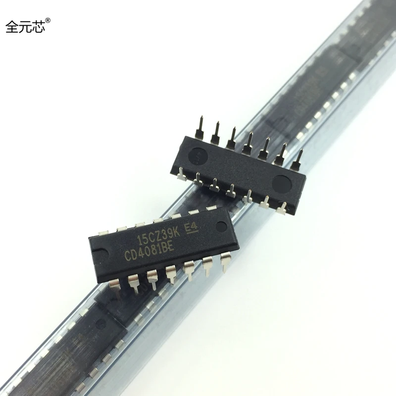 10PCS/LOT CD4081BE DIP-14 Four 2 inputs AND gates NEW ORIGINAL