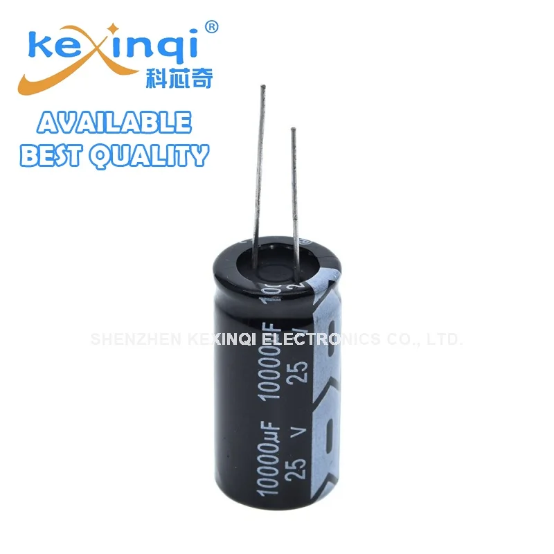 

50pcs Aluminum Electrolytic Capacitor 25V / 10000 UF 25V/10000UF Electrolytic Capacitor Size 18*35 mm DIP 25V10000UF