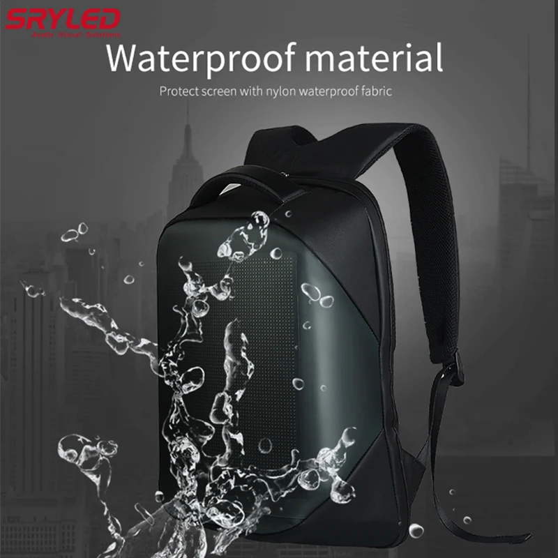 RentalLED LED Backpack Waterproof Wifi Smart Walking Advertising Led Screen Bags