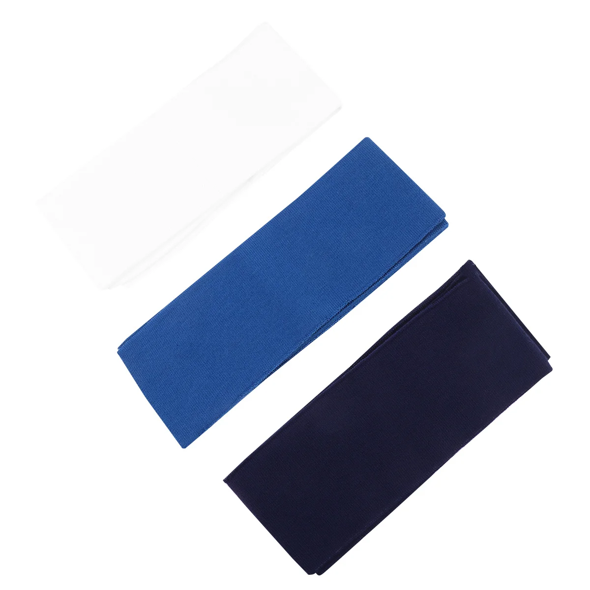 

6Pcs Elastic Knitted Cuff Fabric Flat Stretchable Two-Way Extensible Material for DIY Sewing Waistbands Sleeves Necklines Crafts