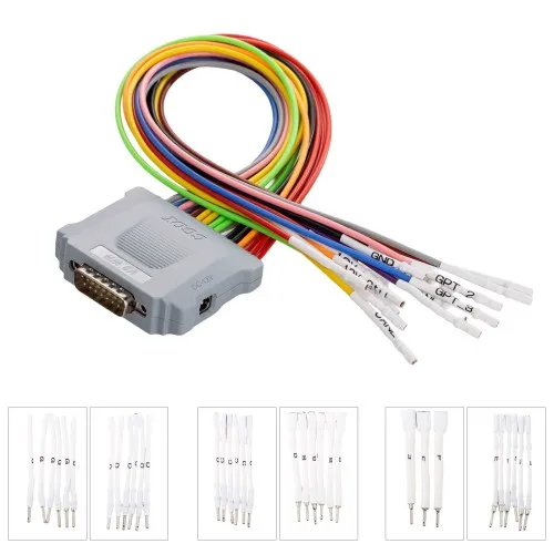 Newest FC200 DB15 Harness Adapter with New 12V Control and GPT-4 3.3V CGDI CG FC200 16 PIN Jumper Cable For ECU Reading Writing
