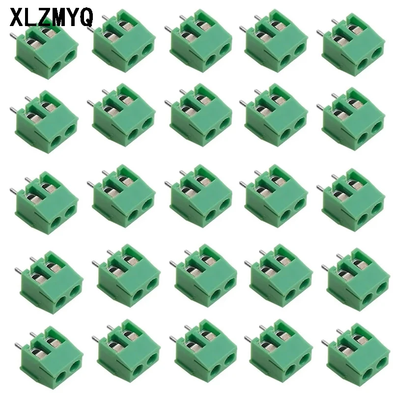 100pcs MG/KF396 Screw Terminal Blocks 2P 3P 3.96mm Pitch Splice Connectors Straight Pin PCB Screw Terminals
