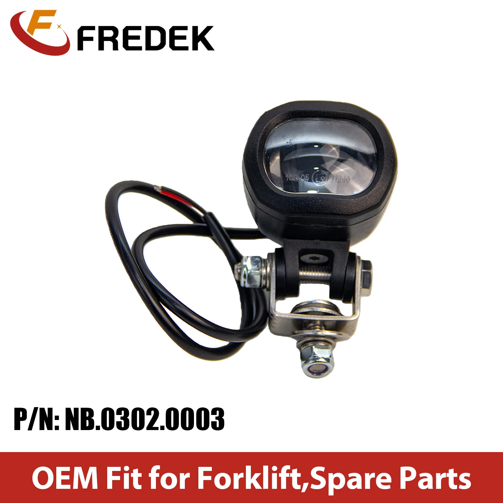China Forklift Accessories Mini Red Safety Light NB.0302.0003 Zone Warning Lamp,Material Handling Equipment Parts