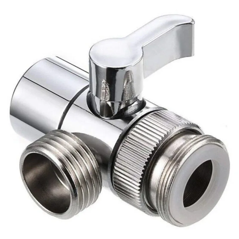 3 Way Tee Switch Faucet Adapter Connector Three-way valve for Shower Head Diverter Home bathroom Shower Faucets Water Separator