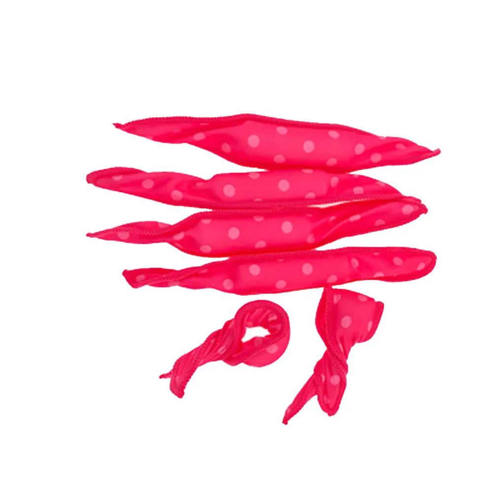 6Pcs Dot Pattern Hair Curlers Eco Friendly Recyclable Styling Tool Natural Waves DIY Sponge Rollers Hair Rollers