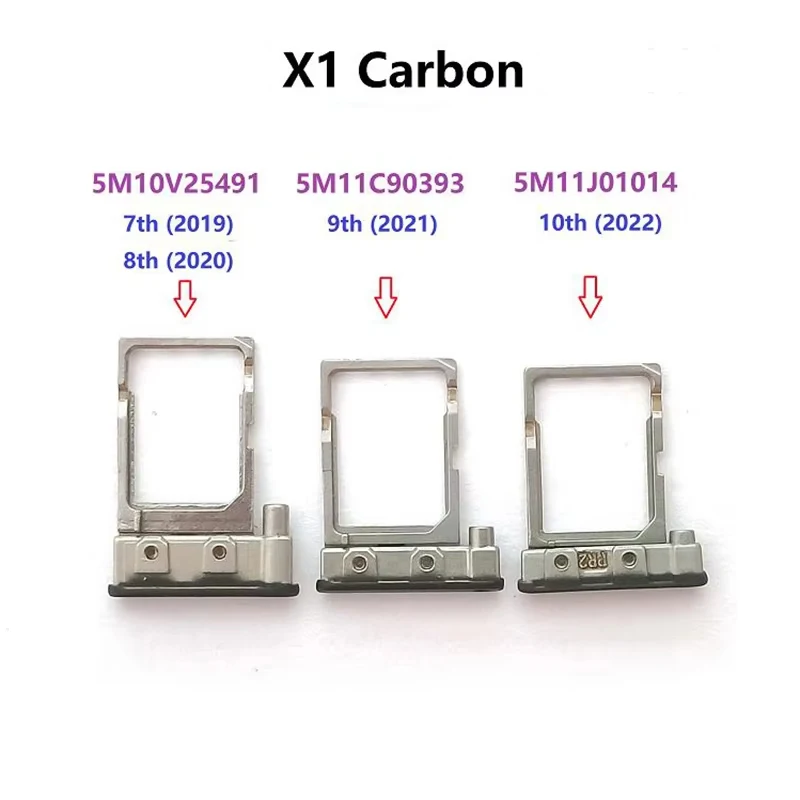 Original SIM Card Tray Slot Bracket For X1 Carbon 7th 2019 8th 2020 9th 2021 10th 2022 11th Gen Laptop