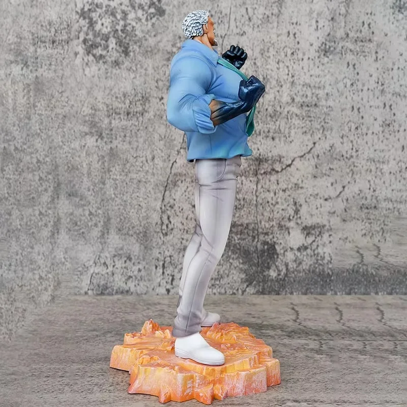 29.5cm Monkey D Kapu Model One Piece Action Figure Manga Figurine Anime One Pieces Garp Figuras GK Statue Ornaments Toys Gift
