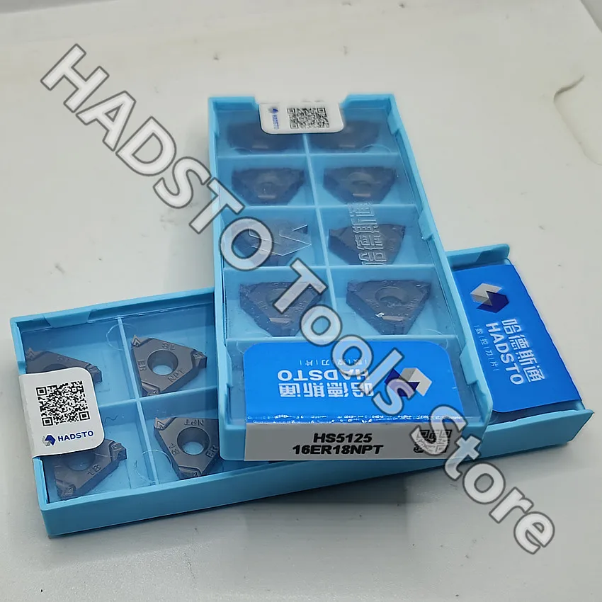 16ER18NPT HS5125 16ER 18NPT HS5125 16ER 18NPT HADSTO carbide inserts Threaded inserts For Steel, Stainless steel, Cast iron