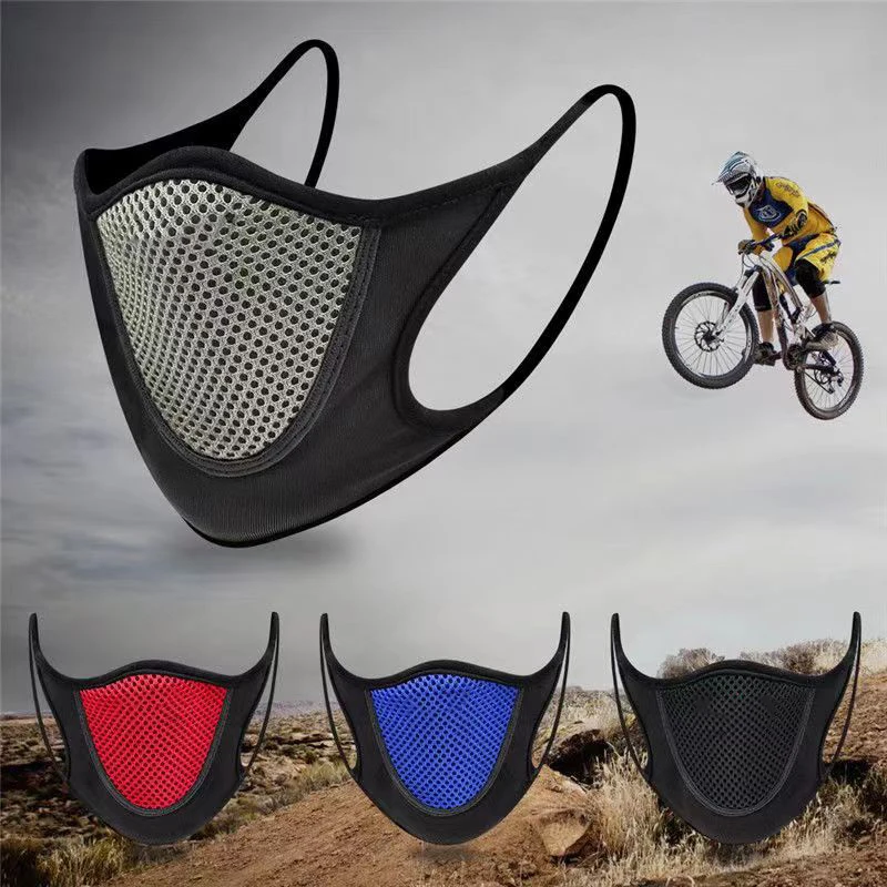 Sport Face Mask With Filter Activated Carbon - Running Cycling Riding Mask Equipment Safety Working Hiking Masks