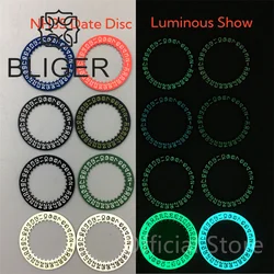 NH35 Blue/Green Luminous Date Disc Wheel Black White Blue Green Disc Modification Replace Tools Suit For NH34 NH35 Movement Part