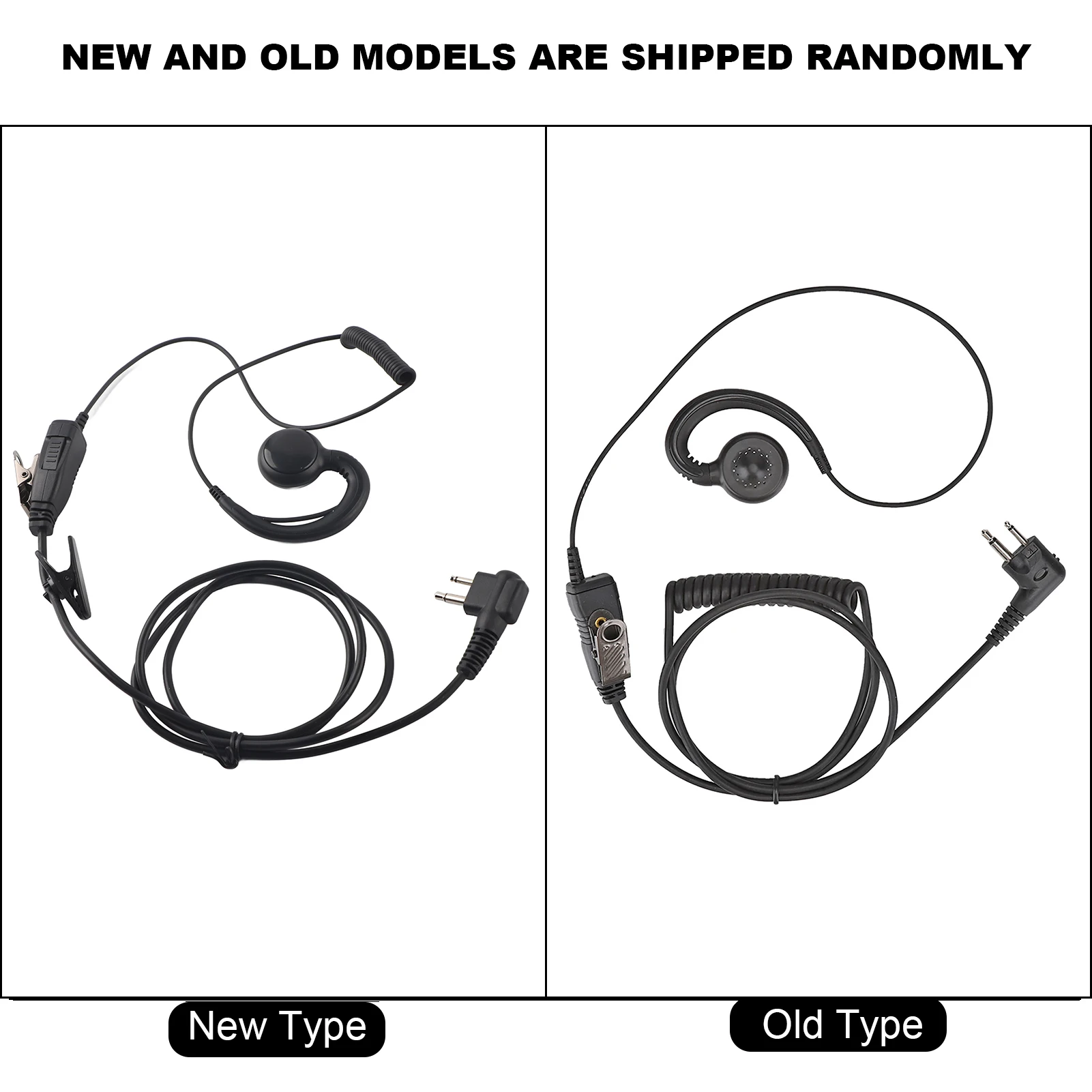 AEH3000-M1A Walkie Talkie Two Way Radio Black Headset Mic for Motorola Black Headset Walkie Talkie Headset Two Way Radio Headset