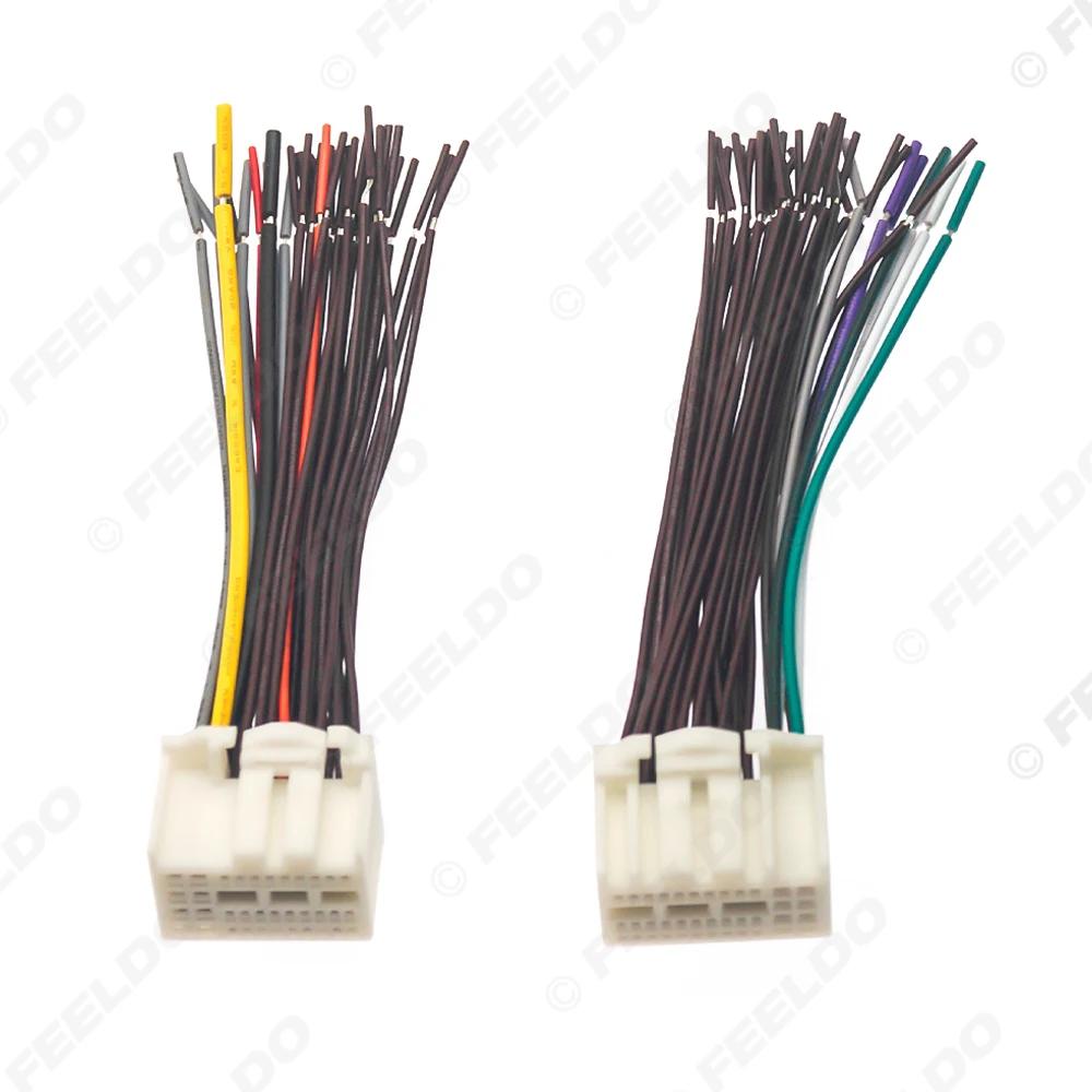 35Pin+38Pin Full Pin Pluging Car Stereo Wire Harness Adapter Connector Plug Into Radio For KIA K2/K3/K4/Elantra/Mistra/Tucson