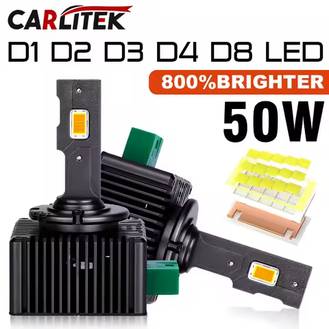 D3S LED Headlights Canbus No Error 50W HID D1S D8S D8R D1R D3R Turbo 3D 360 CSP Chip 1:1 Bulb Xenon 6000K Car Headlamp Plug&amp;Play