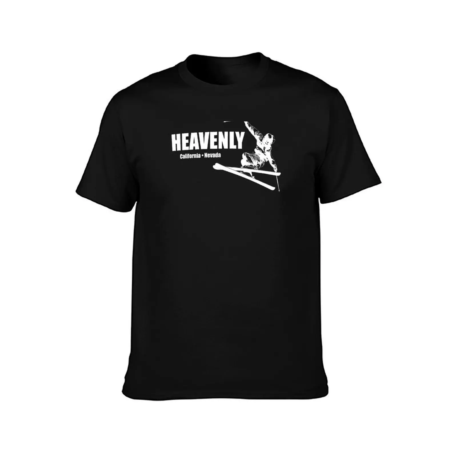Heavenly Ski Resort California Nevada Skier T-Shirt Athletic Quick Dry for Men T-Shirt
