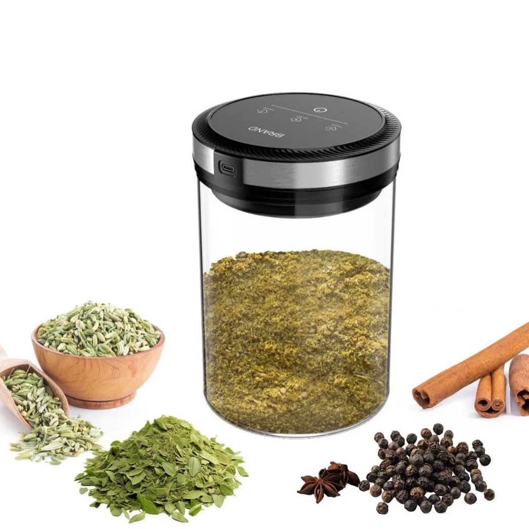 

Полностью автоматическая зарядка, современная кухонная вакуумная герметичная канистра для хранения кофе с умными функциями для наружного использования