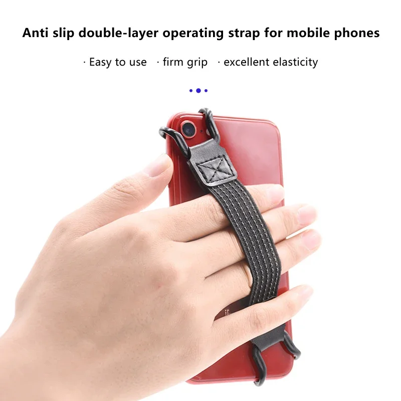 

Universal Security Hand Straps Holder Finger Grip Anti-Fall One-Hand Strap Buckle Elastics Belt For Phone Pad Tablets E-Reader