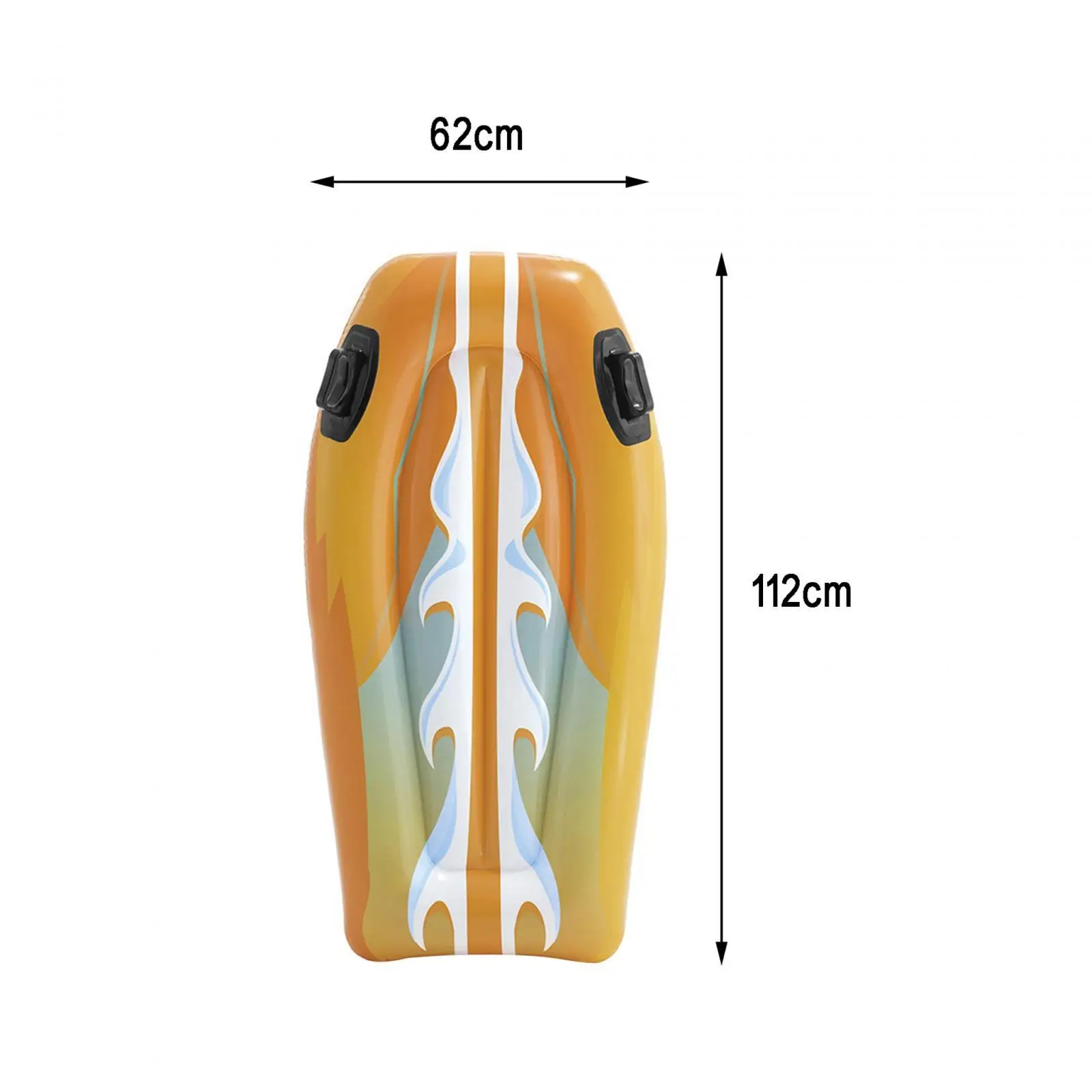 Opblaasbare surfplank voor kinderen, surfplank voor slip en glijbaan, zomerstrand