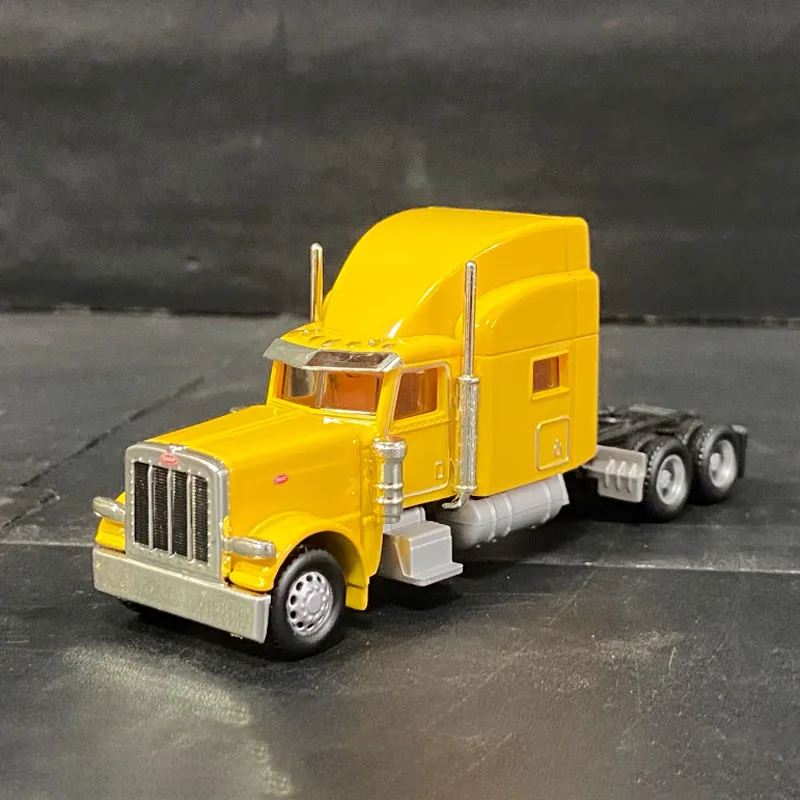 NORSCOT 1:87 Scale Peterbilt 389 Heavy Truck Low Plate Trailer Long Head Replica Toy Model No Retail Color Boxes