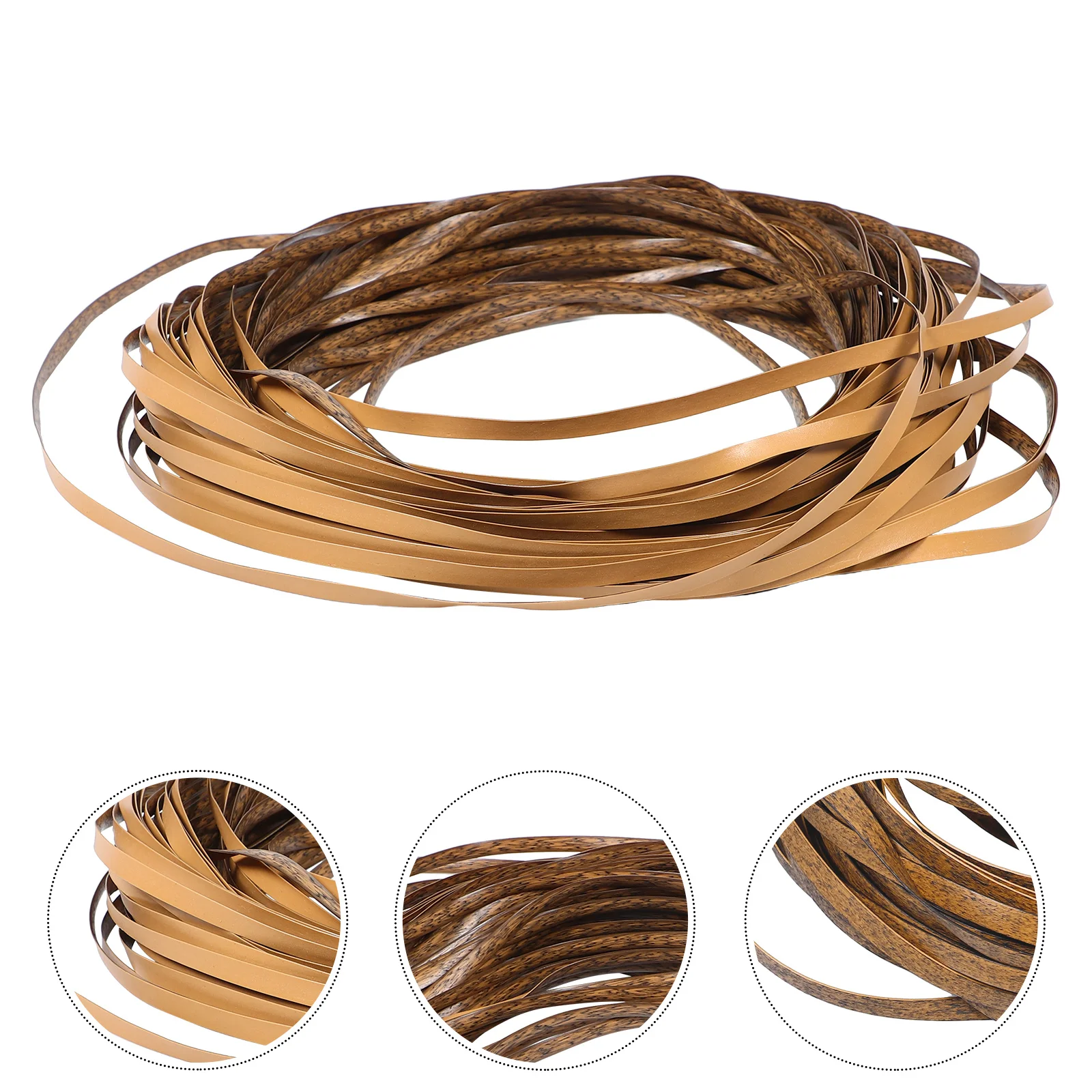 

Synthetic Wicker Repair Kit Faux Rattan Strips Patio Furniture Restoration DIY Fix Cracks Breaks Discoloration Durable Easy