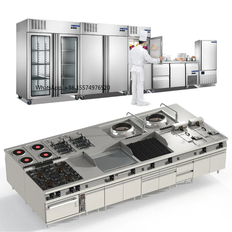 2026 Hot SellingIndustrial Stainless Steel Commercial Hotel Restaurant Kitchen Equipment List(One-stop Solution)