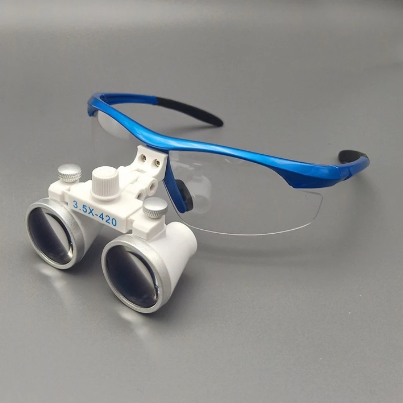 

Dental Loupe Optical Glass 2.5X 3.5X Portable Dentist Surgical Magnifier Magnifying Glasses Helping Hand Soldering Solder Camp