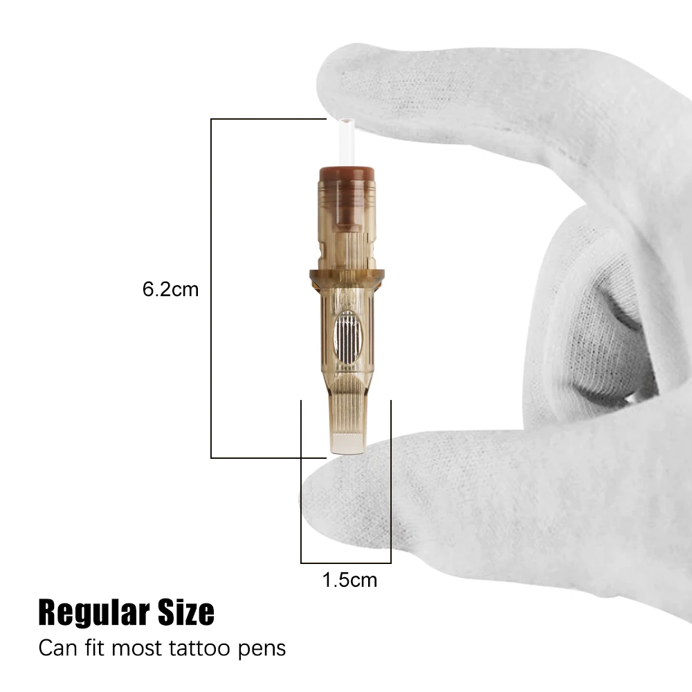 10pcs/lot 1/3/5/7/9 RL Tattoo Cartridge Needles RL Round Liner Disposable Sterilized Safety Makeup Permanent Tattoo Needle