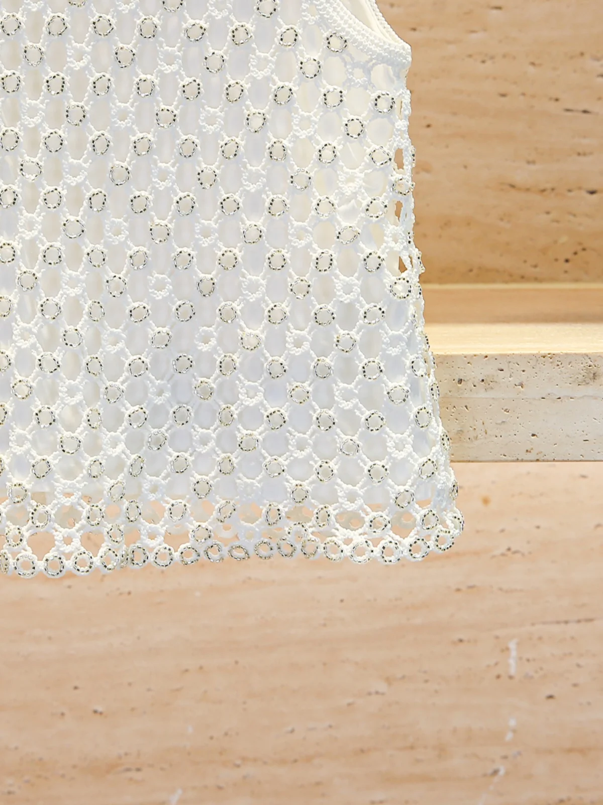 M Home Nan You High End European Sle Dames ort Diamond Embellied Vest Top Lente Pendelen Sle Kleur