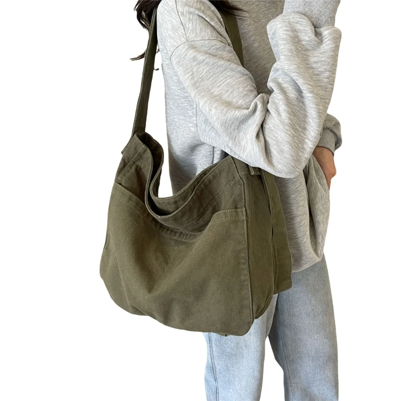 Canvas crossbodytas kleur schoudertassen reistassen voor dames