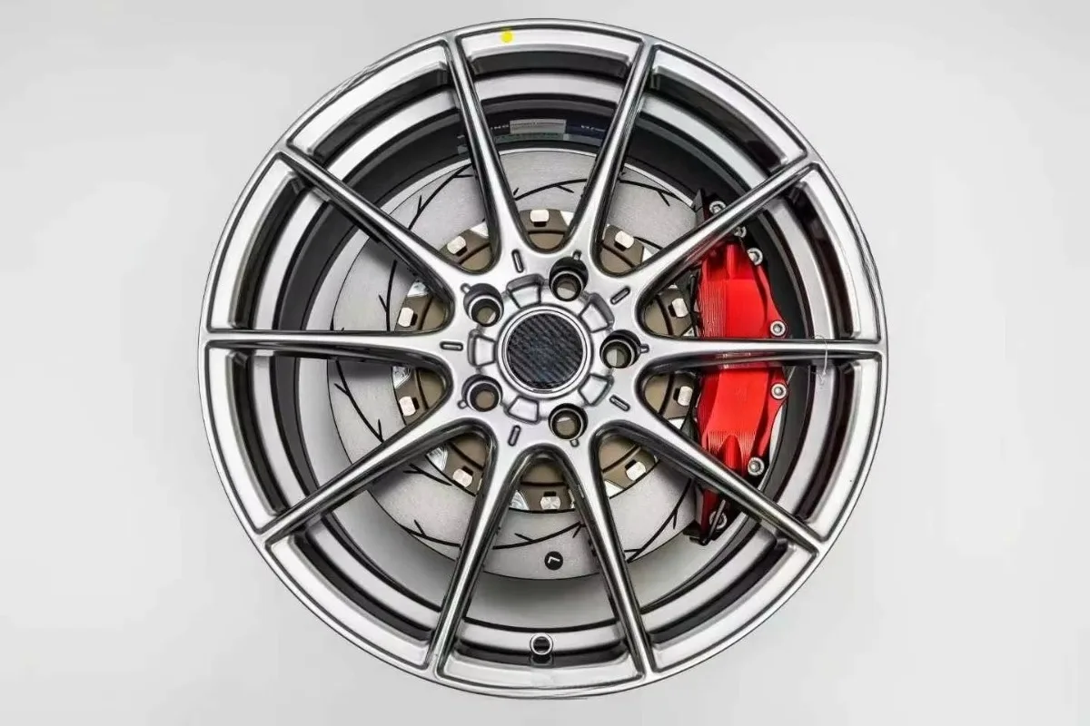 Custom Forged Aluminum Brake Kit for High Performance 6 Pot Caliper Plug and Play