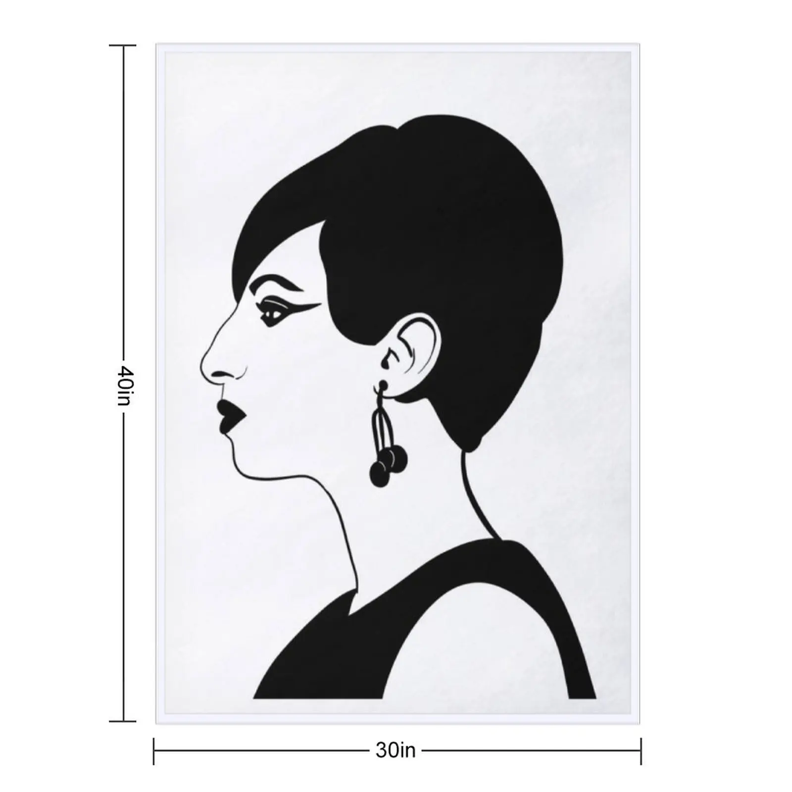 Barbra Streisand Profile Throw Blanket Sofa Throw Comforter Bed Fashionable Tourist Hairy Loose Blankets