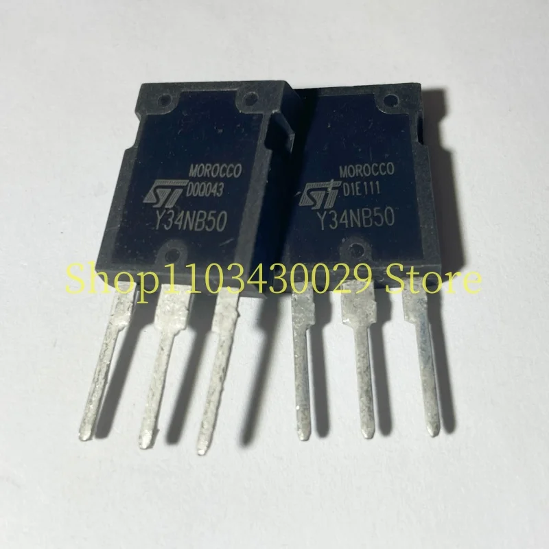 10Pcs New and Original STY34NB50 Y34NB50 Max247 34A 500V N-Channel Power MOSFET